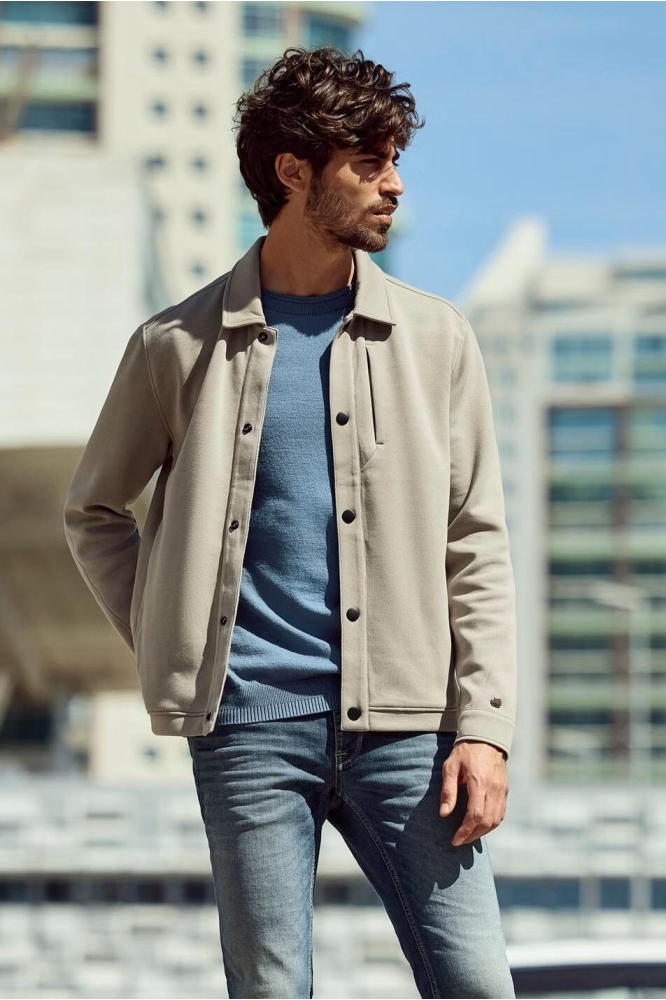 OVERSHIRT MET DRUKKNOPEN CSW2411460 8225
